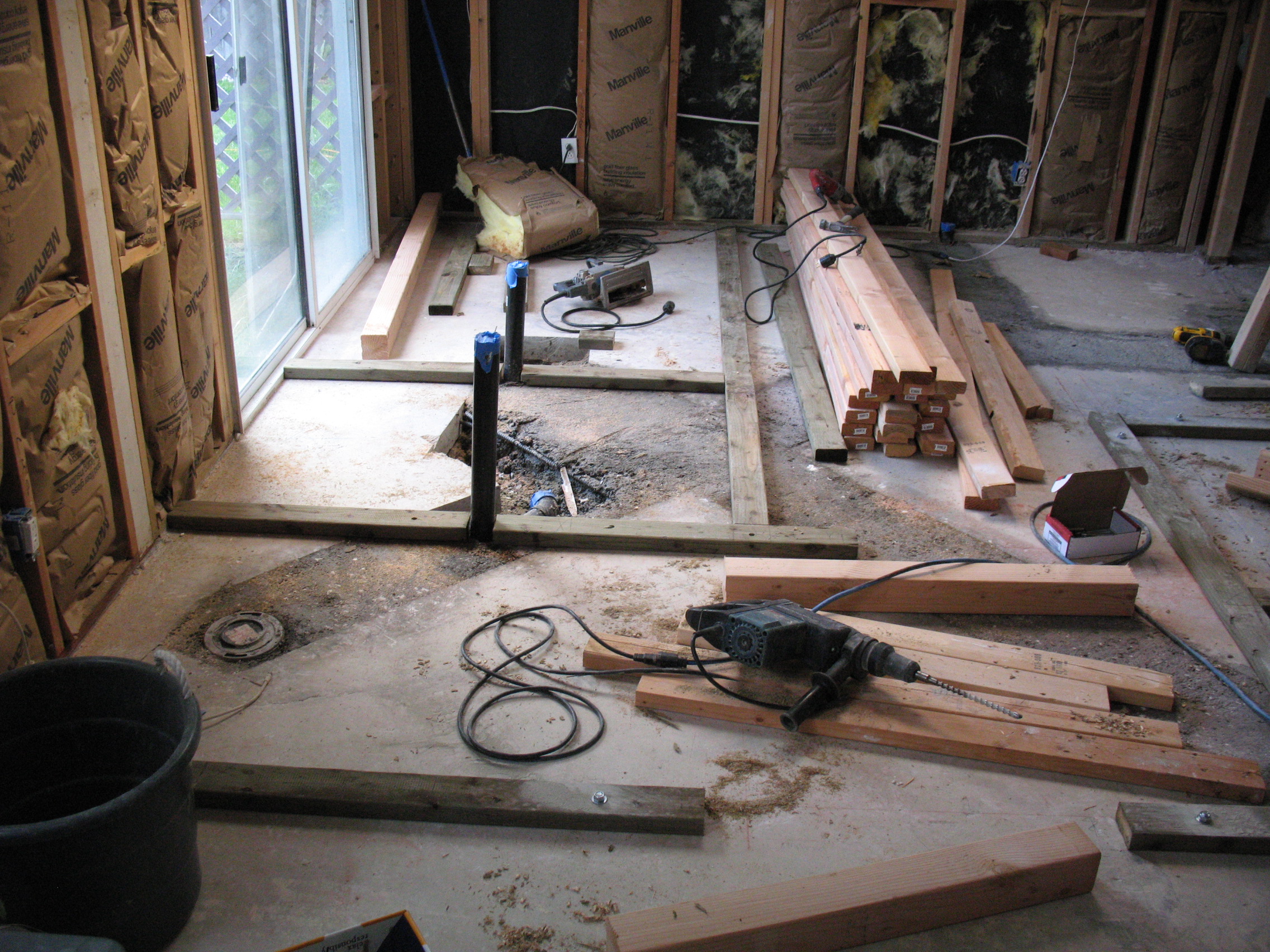 Bottom Plate Framing Layout